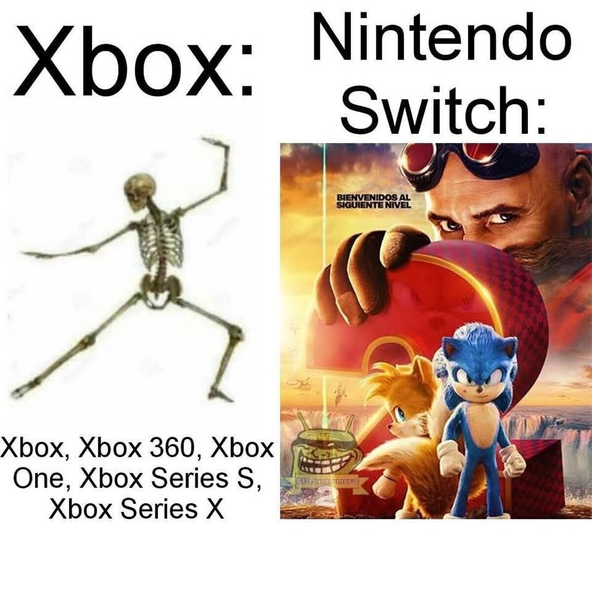 Xbox poniendo nombres como si fuese una contrase&ntilde;a, y Nintendo: &ldquo;Switch y tira&rdquo;