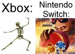 Xbox poniendo nombres como si fuese una contrase&ntilde;a, y Nintendo: &ldquo;Switch y tira&rdquo;