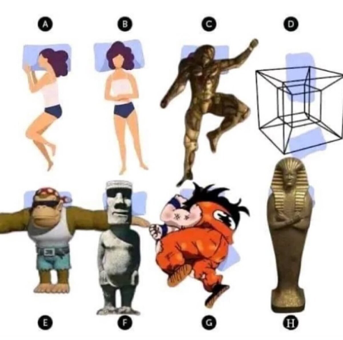 &iquest;Qu&eacute; pose te gusta m&aacute;s para dormir?