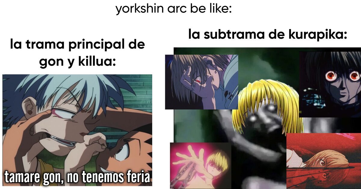 Que mal lo pas&oacute; Kurapika