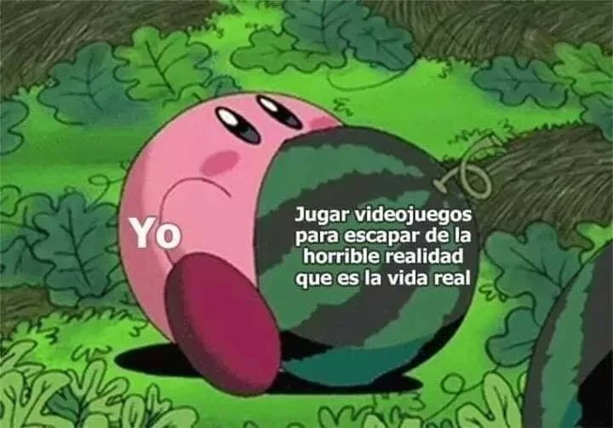 Yo intentando escapar de todo