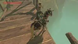 Jugador de Breath of the Wild salva a su caballo con 2 flechas
