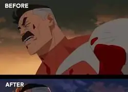 As&iacute; quedar&iacute;a Invinsible con un retoque de luces y sombras