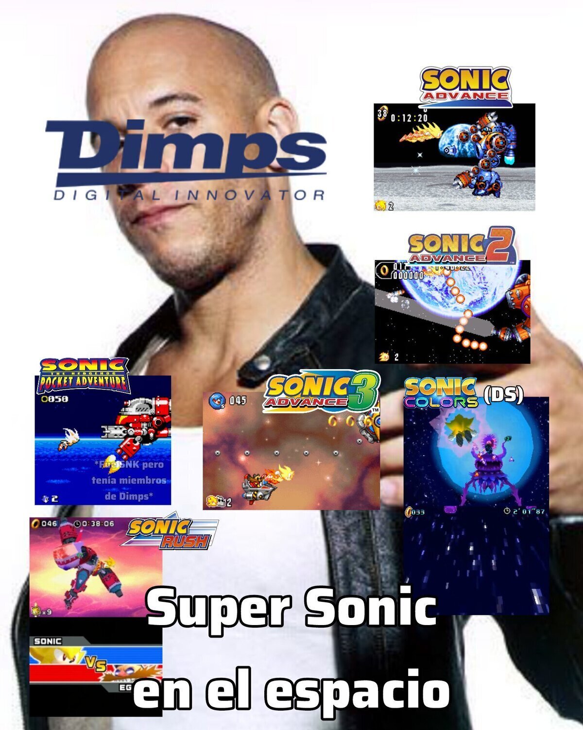 Super Sonic en el espacio