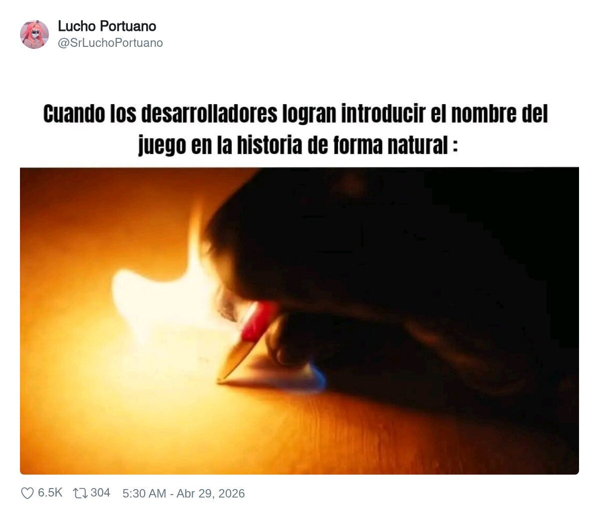 Tremenda escritura...