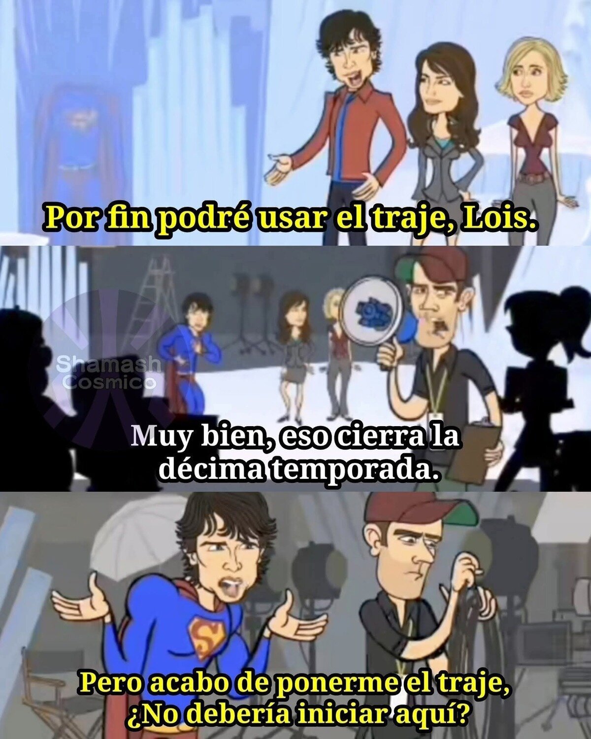 Smallville se acaba cuando empiezo lo bueno, incre&iacute;ble.