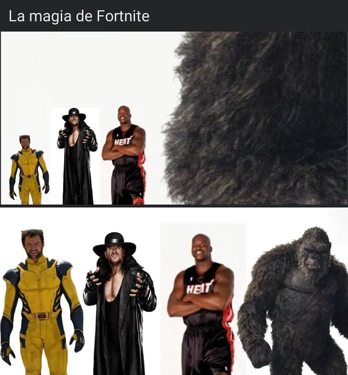 Todos parejos, irreal