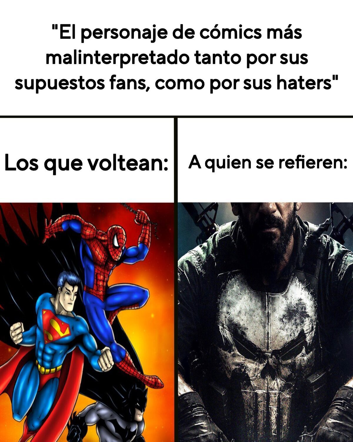 Nadien entendi&oacute; a The Punisher