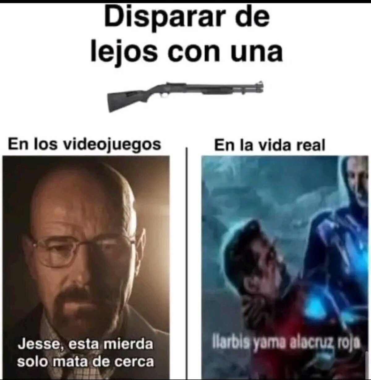 La realidad de las escopetas
