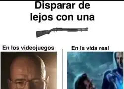 La realidad de las escopetas