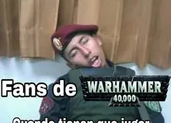 Los fans de Warhammer