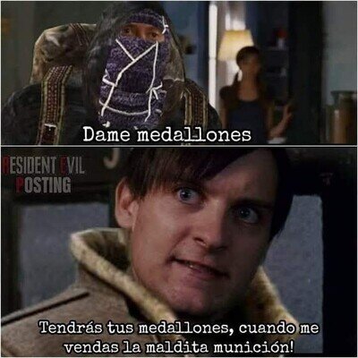 &iquest;Y qu&eacute; hace el con esos medallones?