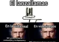 La lanzallamas en videojuegos: la arma m&aacute;s inofensiva de la historia
