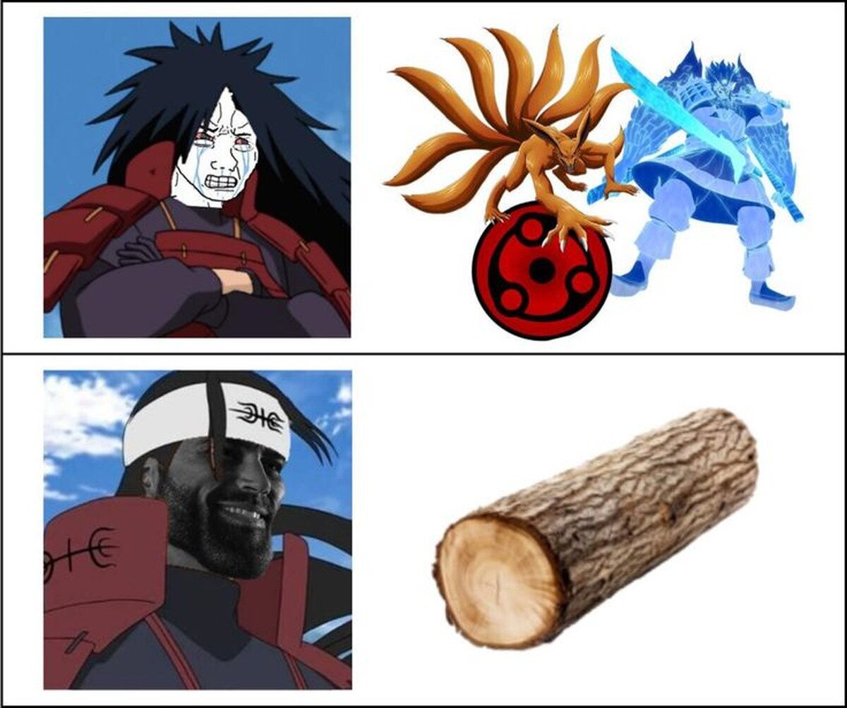 El poderoso jutsu de palo