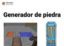 Minecraft te ense&ntilde;a a ser un artista, Monster te ense&ntilde;a la importancia de hidratarse bien