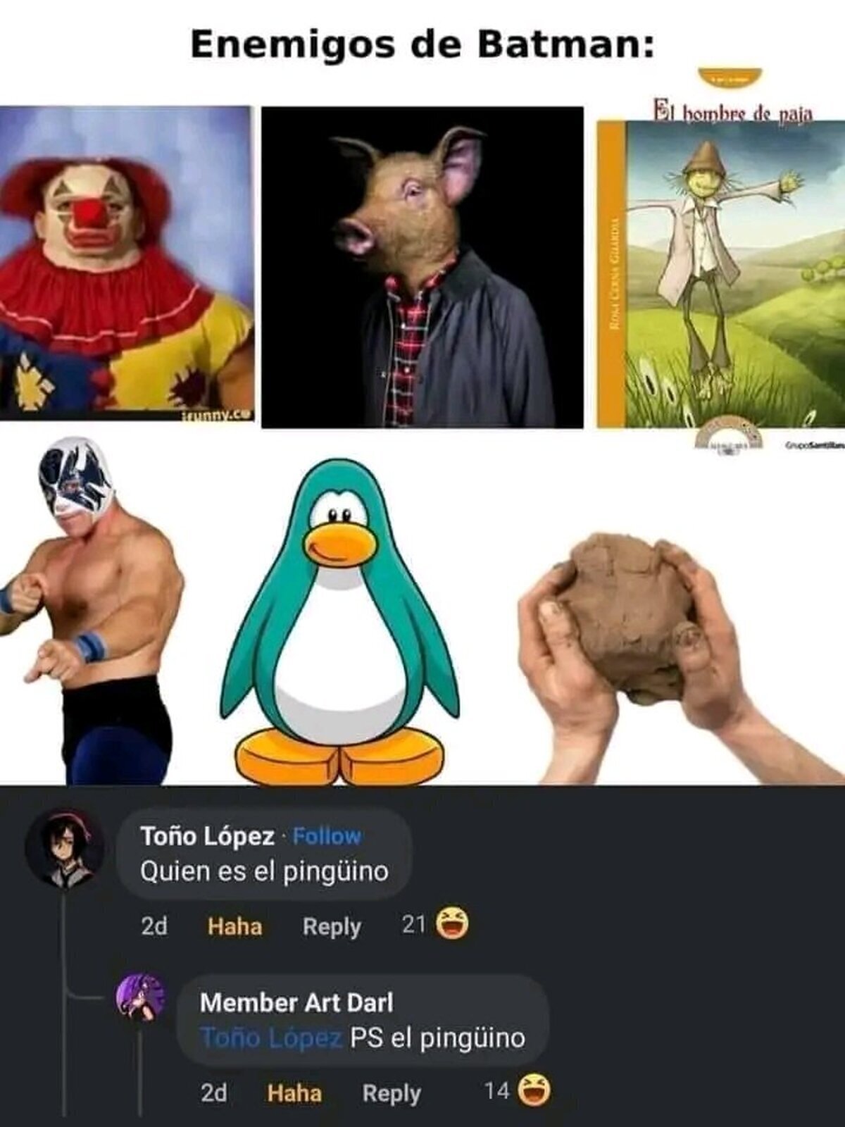 Cual más va a ser...