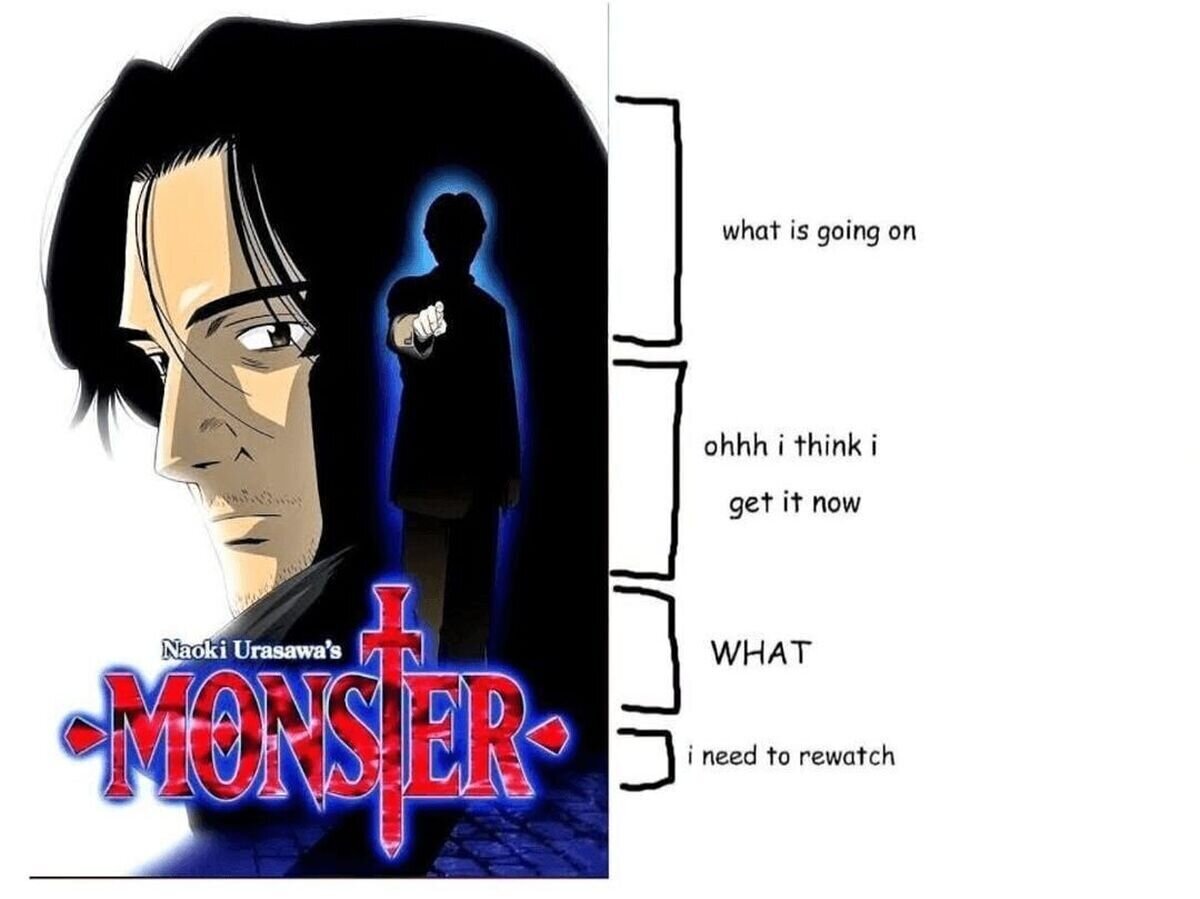 Monster es de esas obras que hay que ver m&aacute;s de una vez para poderla catar bien