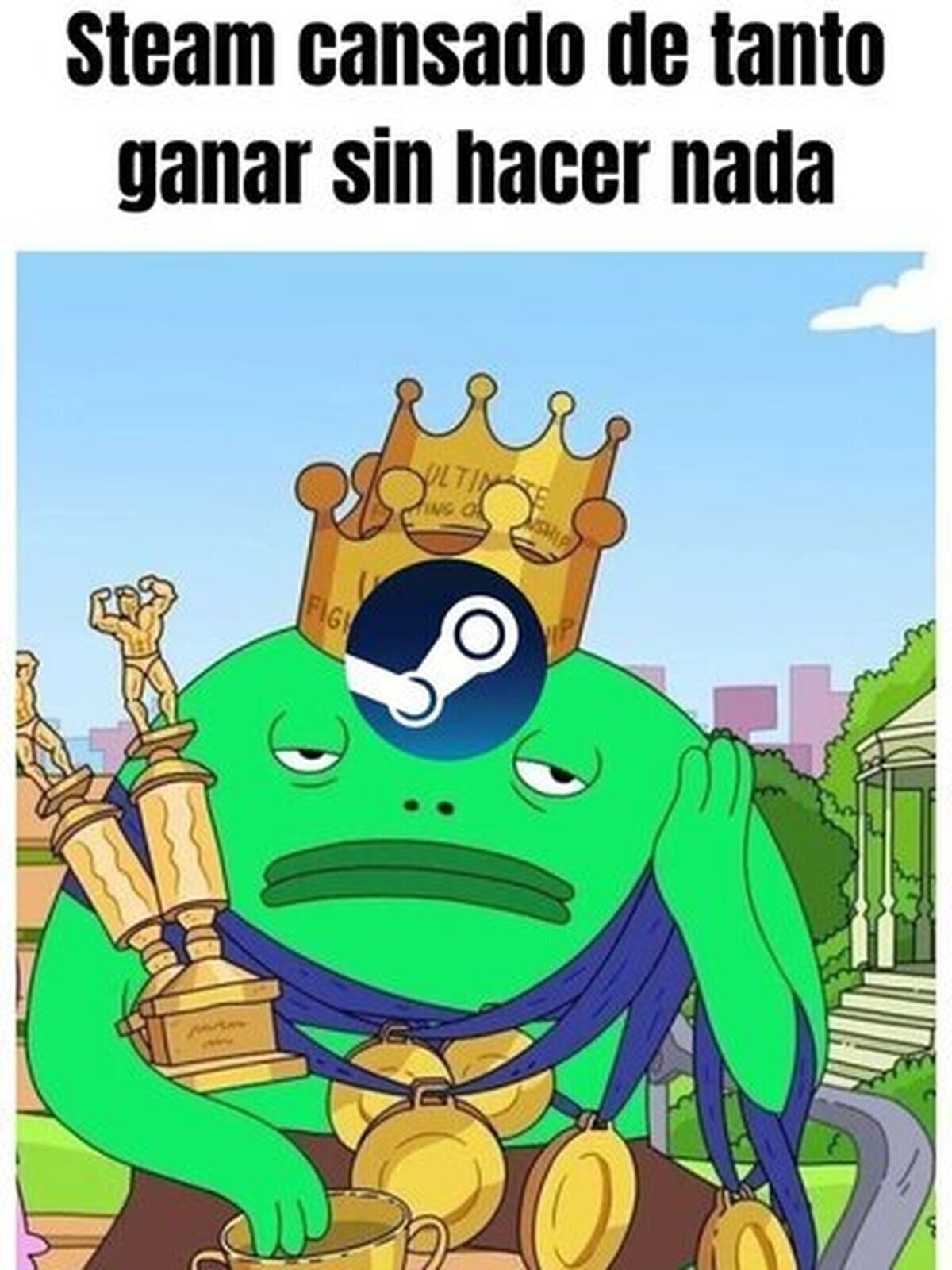 Steam cansado de ganar