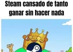 Steam cansado de ganar