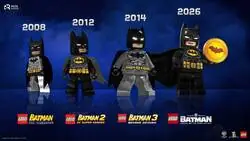 La evoluci&oacute;n de Batman Lego