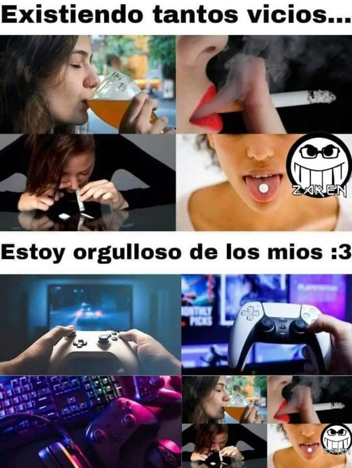 Orgulloso de mis vicios