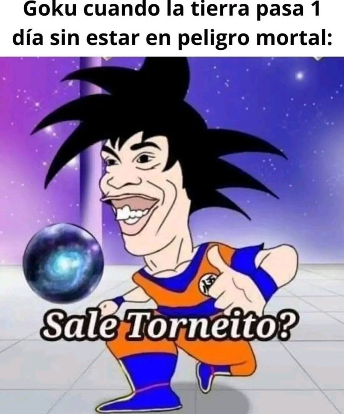 Goku odia la paz, lo sabemos todos