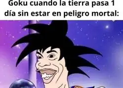 Goku odia la paz, lo sabemos todos