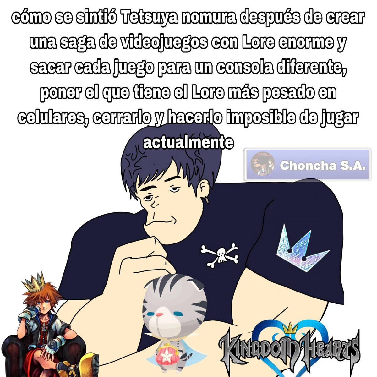 Tienen que cerrar Square Enix, los genios hacen eso.