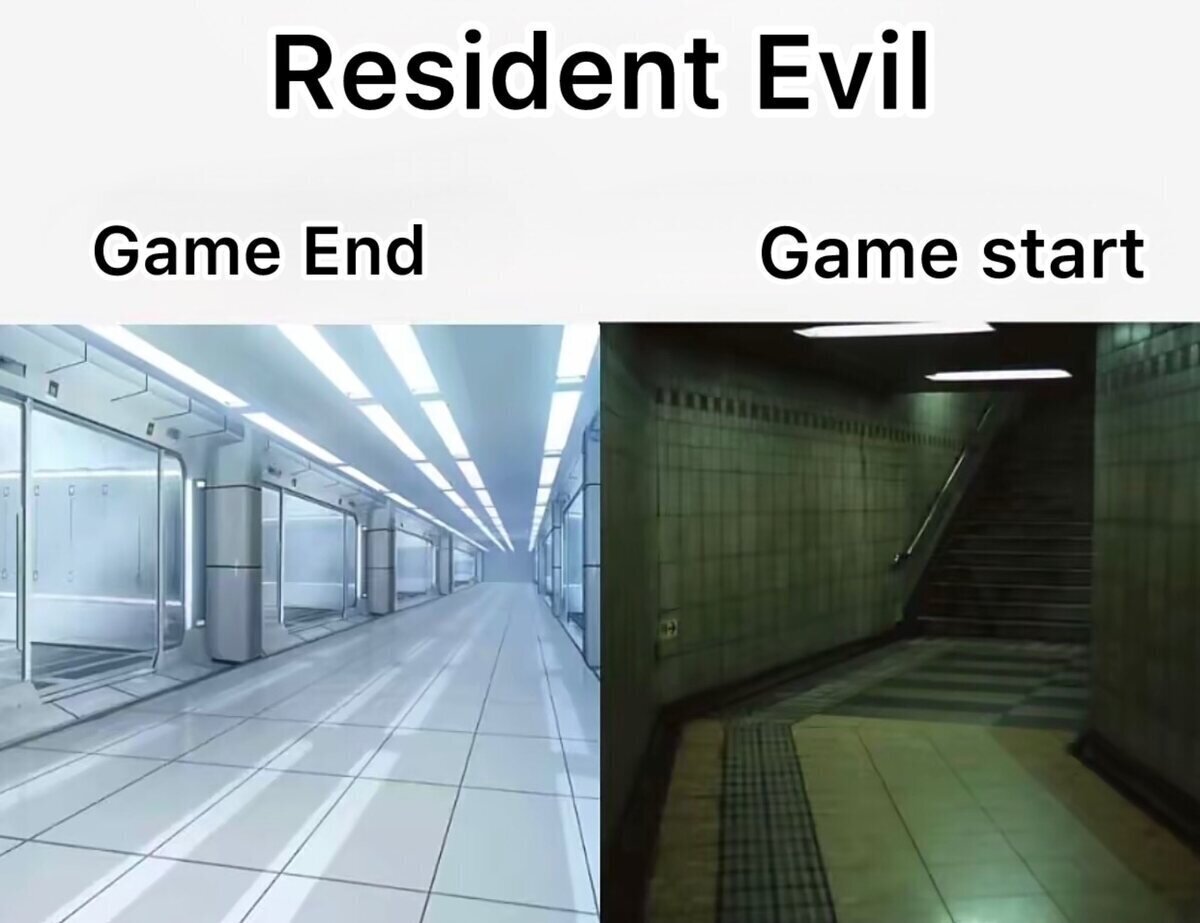 Siempre pasa en los Resident Evil