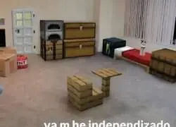 Ya m'he mudao a mi propia casa