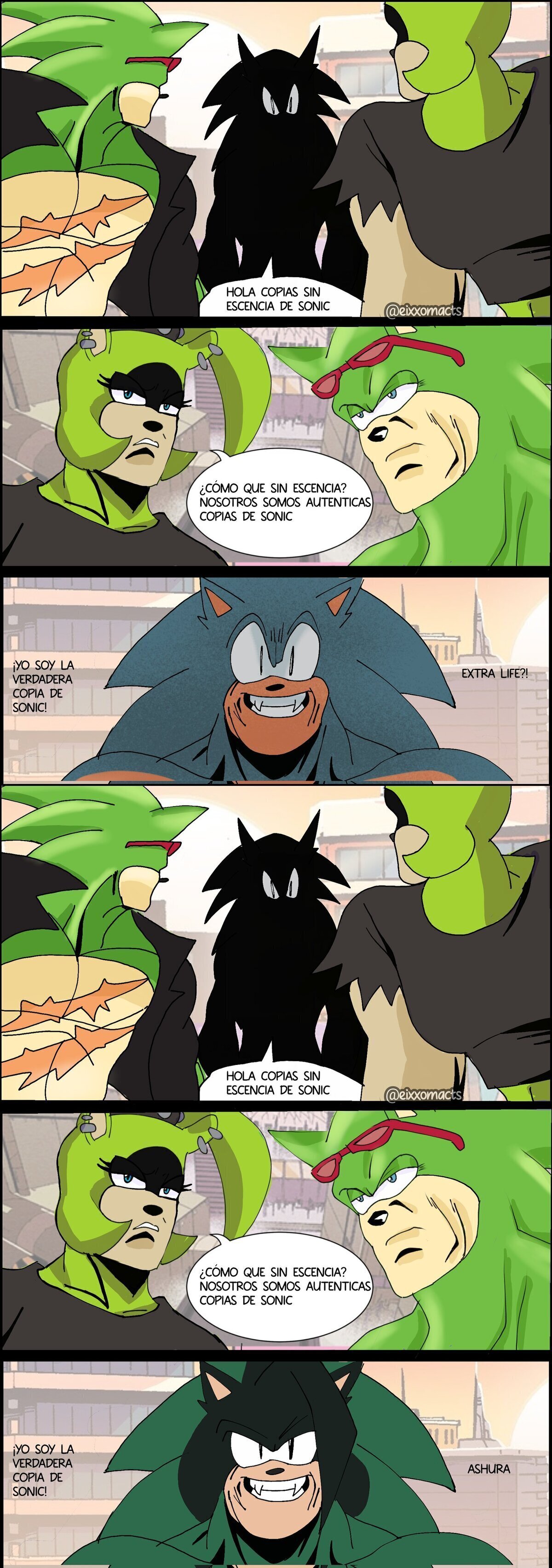 Hay un tema con las 'copias' de Sonic