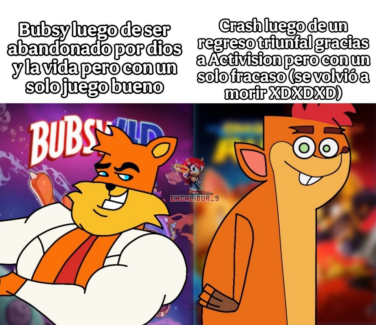 &iquest;En qu&eacute; momento gan&oacute; Bubsy?