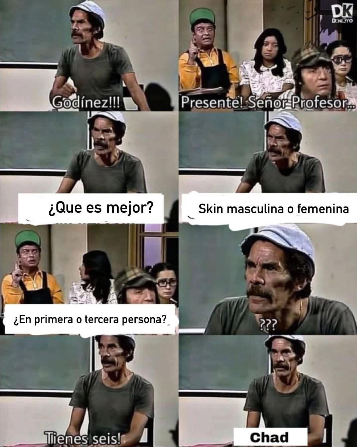 Obvio que en tercera persona
