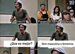 Obvio que en tercera persona