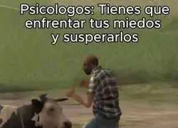 Yo enfrentando mis miedos