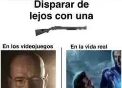 La realidad de las escopetas