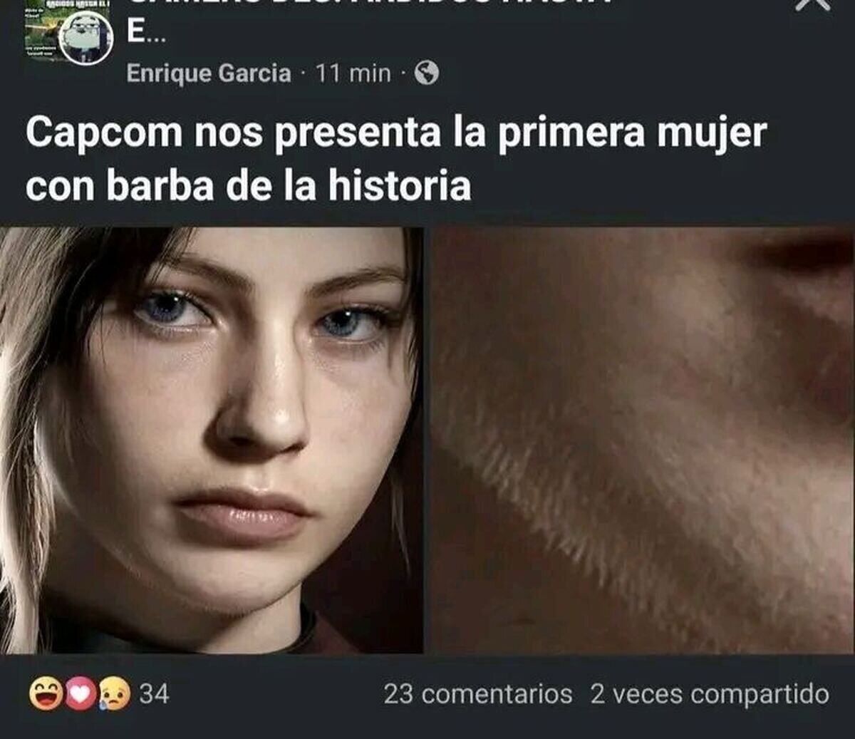 Que forma tan tonta de admitir que no ha tocado una mujer en su vida...