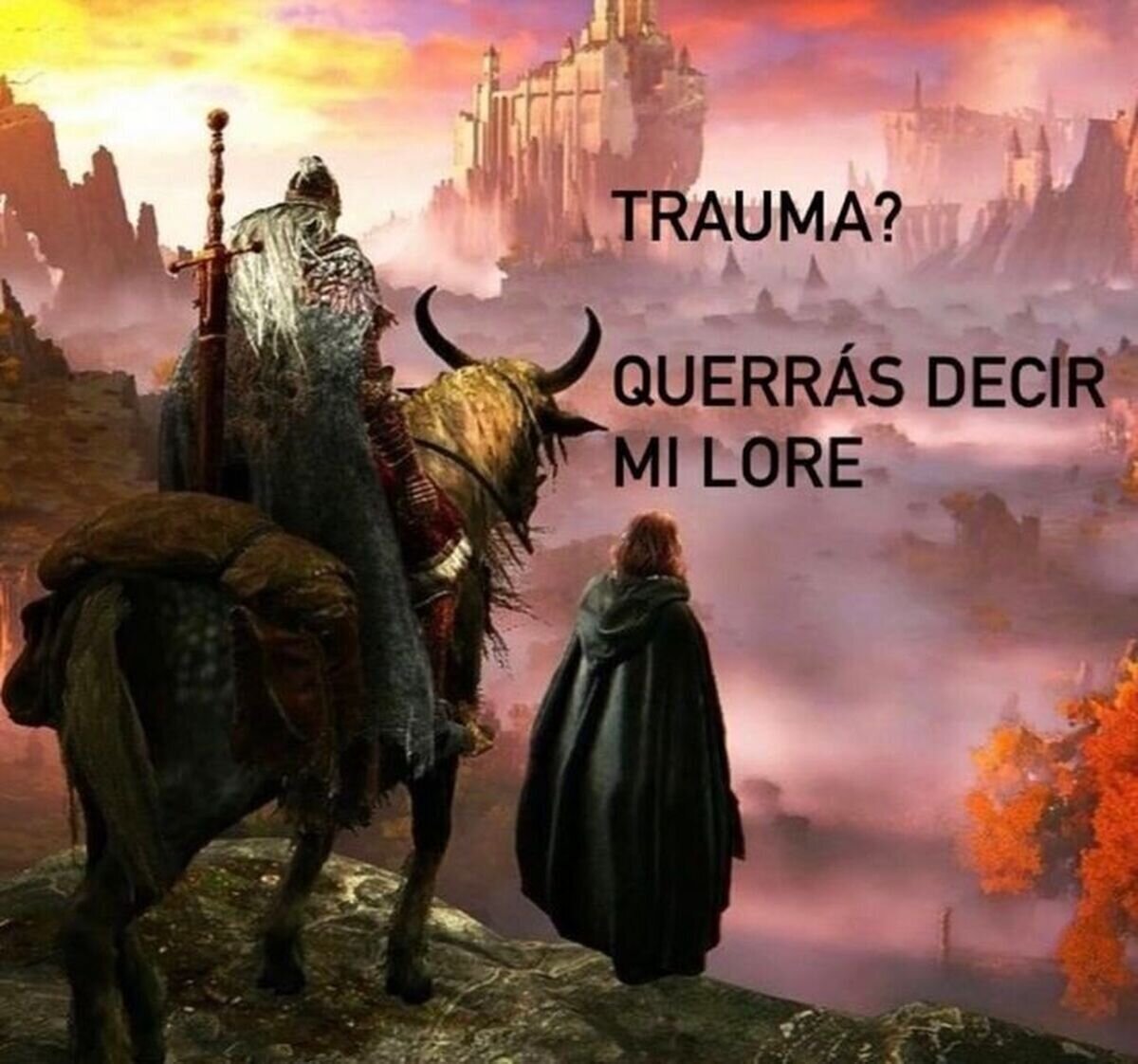 Trauma? Espera a que te cuente mi lore completo