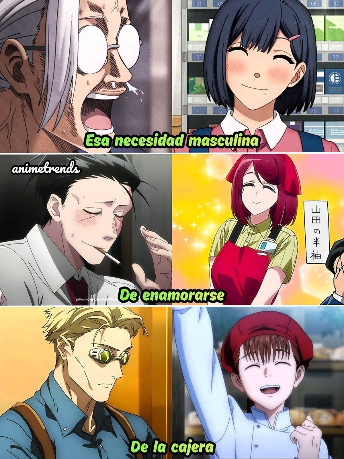 Las cajeras son muy lindas, siempre.