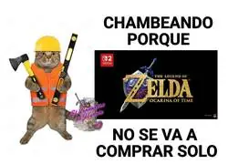 Chambeando para comprar el juego del a&ntilde;o