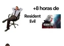 8 horas de Resident Evil vs 1 hora currando: adivina cu&aacute;l te deja m&aacute;s destrozao