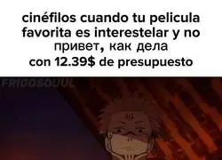 No es un cin&eacute;filo de verdad