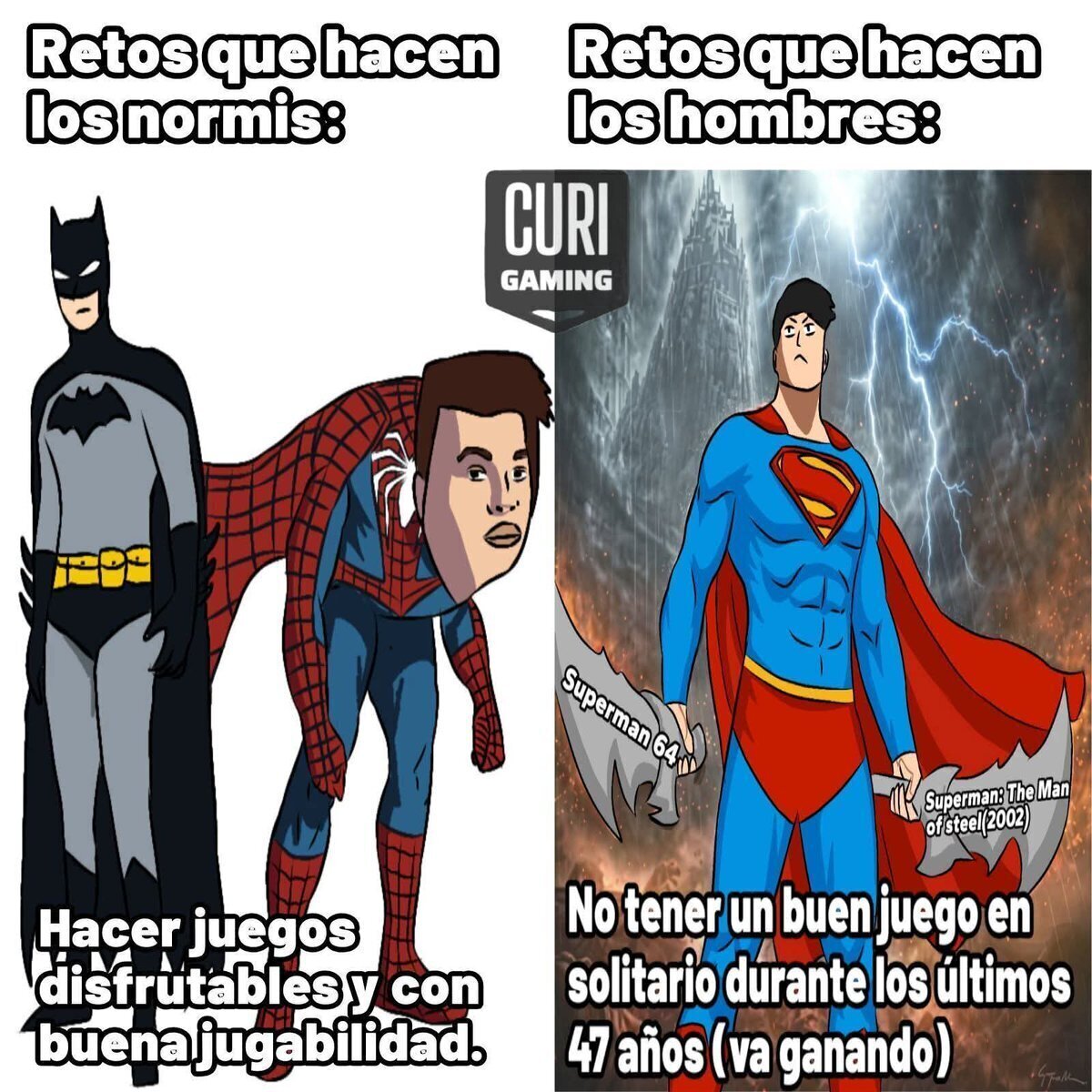 Es imposible adaptar a Superman a los videojuegos