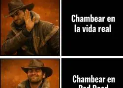 Chambear en la vida real vs en Red dead