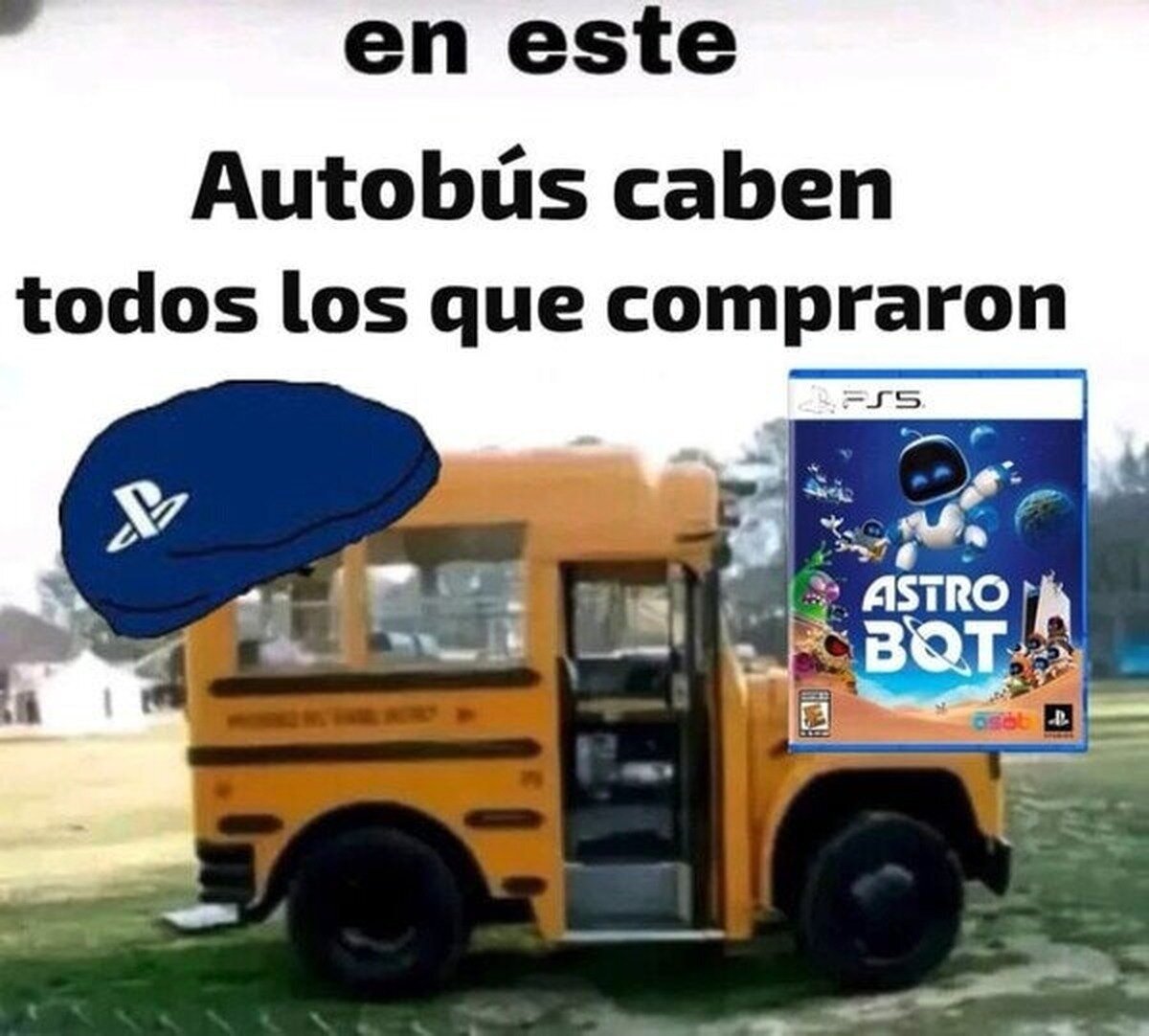 En este autobús caben todos los que compraron Astro Bot