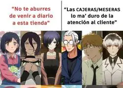 Enamorado de las cajeras