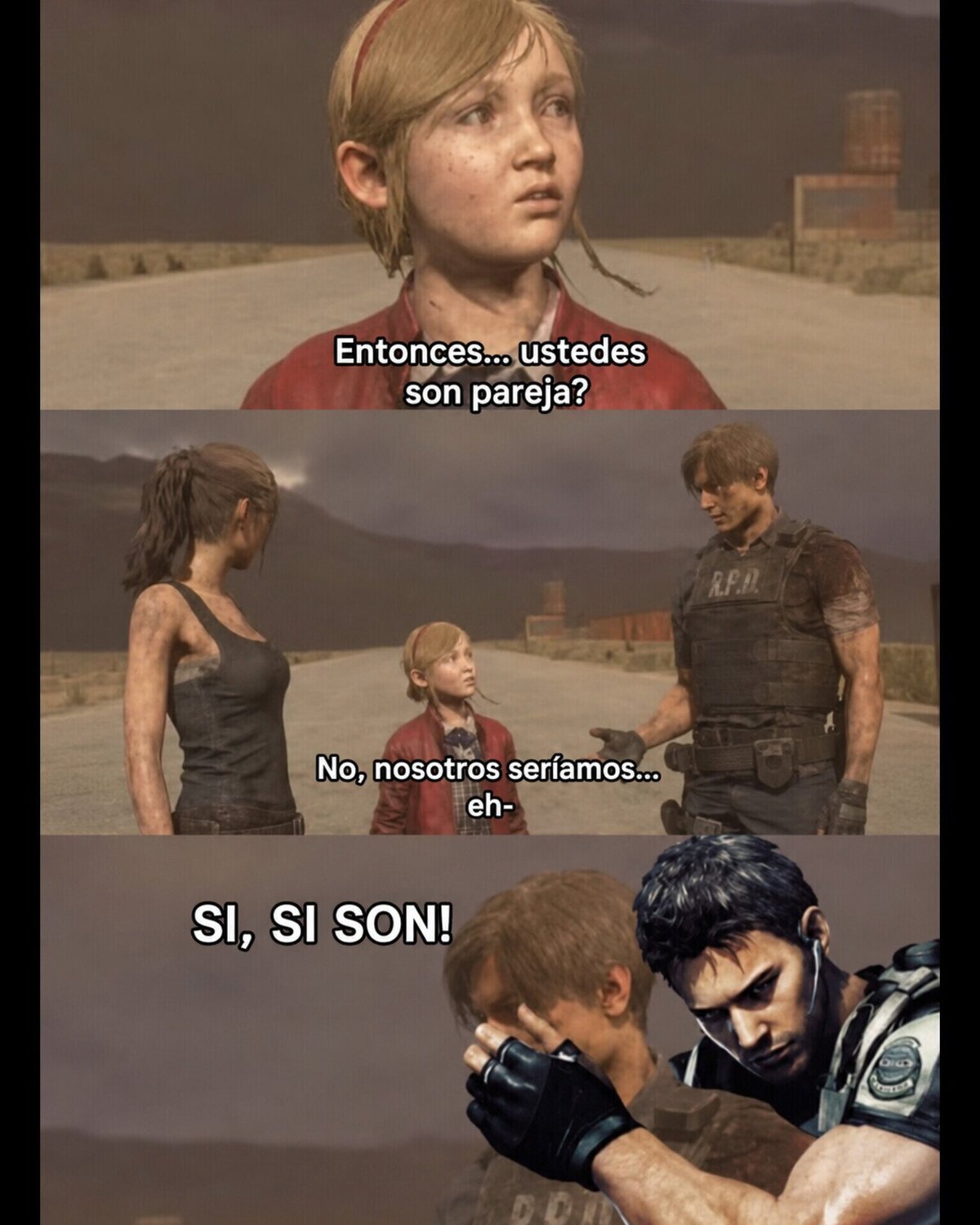 Chris redfield busca sobrinos