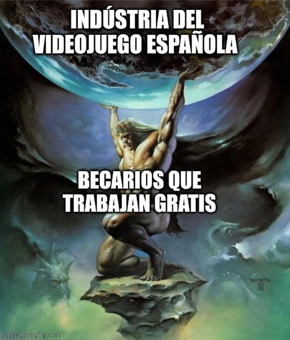 Ellos sostienen el mundo