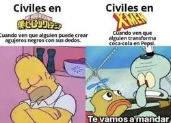 Los civiles de Xmen