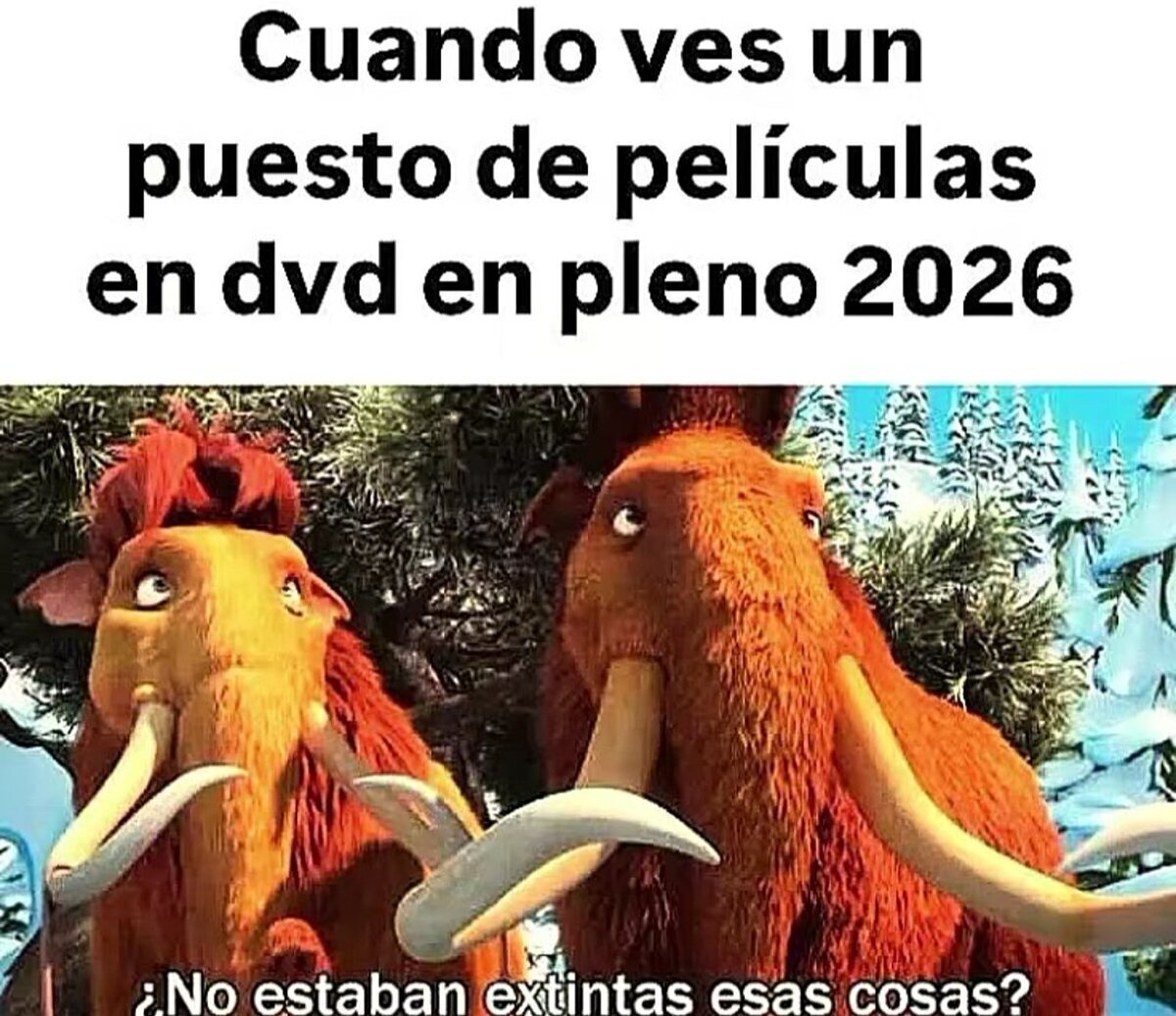 &iquest;No estaban extintas esas cosas?